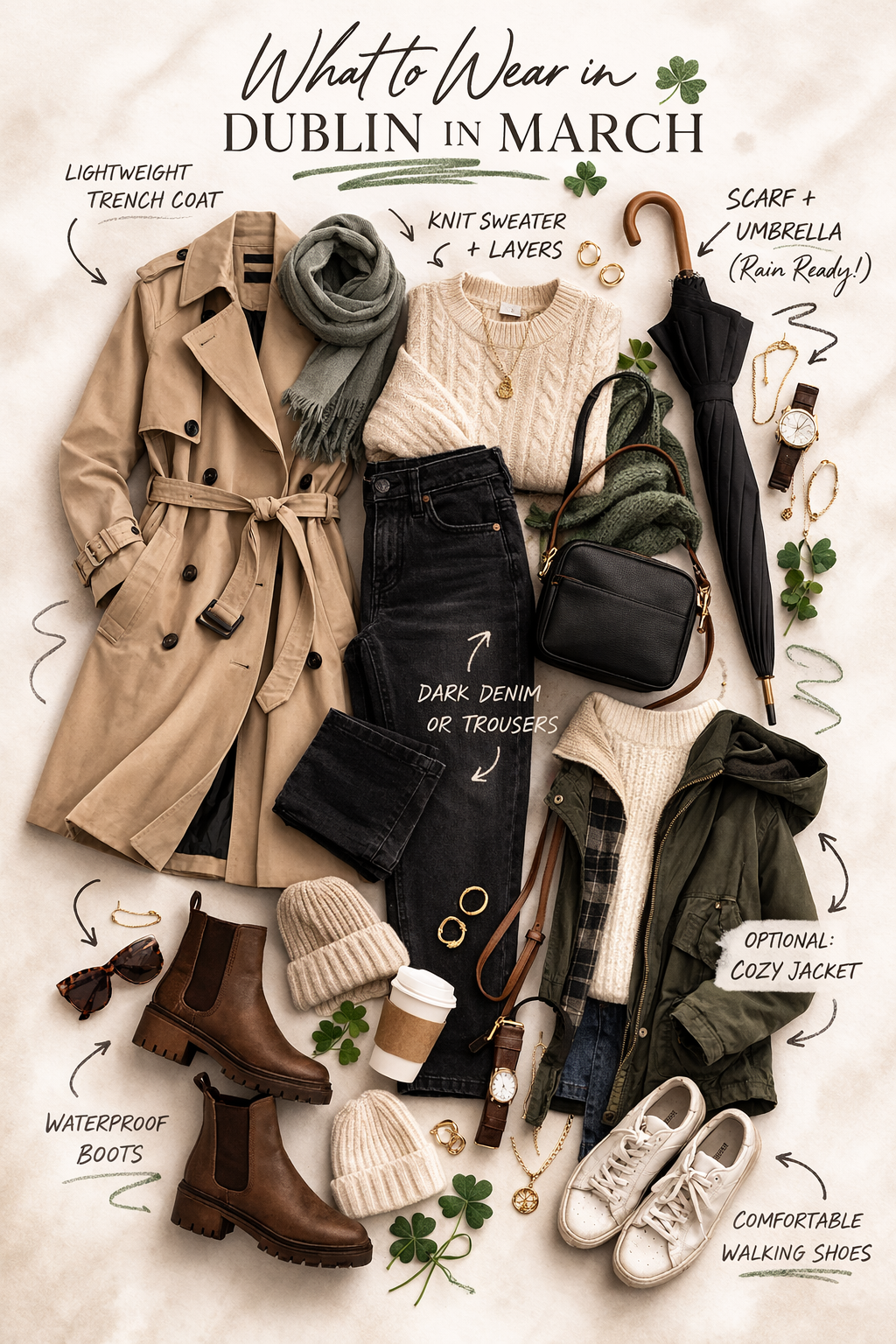 Spring outfits for Dublin in March